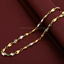 Unisex Italian Turkey chain 916% 22k Gold Chain Necklace Daily wear Jewelry 5 - £3,433.40 GBP+