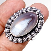 Montana Agate Gemstone Handmade Fashion Unique Gift Ring Jewelry 8.50&quot; SA 7060 - £3.18 GBP