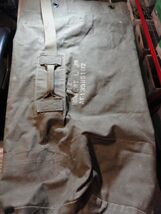 OD-107 GREEN HEAVY DUTY MILITARY TOP LOAD DUFFLE U.S. ARMY DUFFLE BAG SI... - $30.88