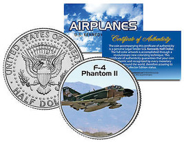 F-4 PHANTOM II * Airplane Series * Kennedy Half Dollar Colorized US Coin - $12.95