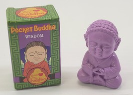 *B8) 2011 Purple Mini Pocket Love my Buddha Wisdom Plastic Figurine - $145.57 MXN