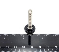 10-24 x 1 1/4&quot; Knurled Thumb Screw Bolts Black Round Clamping Knob 4-24 ... - £8.92 GBP+