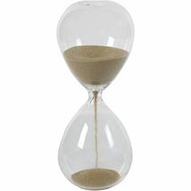 8&quot; Ferdinand One-Minute Hourglass, Bisque Sand Contemporary/Clear - £22.15 GBP