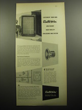 1957 Electro-Voice Aristocrat Speakers Ad - Listener your own Electro-Voice  - $18.49