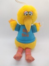 Vintage Retro Playskool Big Bird Stuffed Animal Plush Yellow 9in Toy  - £7.88 GBP