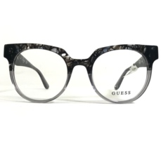 Guess Eyeglasses Frames GU2652 020 Black Gray Clear Round Full Rim 50-18-140 - £43.96 GBP