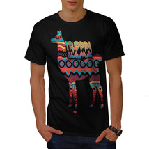 Trippin Lama Laugh Funny Shirt Wild Life Men T-shirt - £10.54 GBP