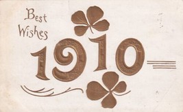 Best Wishes 1910 Year Dates Rockville Missouri MO Postcard D11 - £2.39 GBP