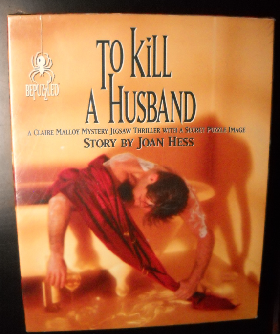 Primary image for Bepuzzled Jigsaw Puzzle 1994 To Kill A Husband Joan Hess Story Sealed Box