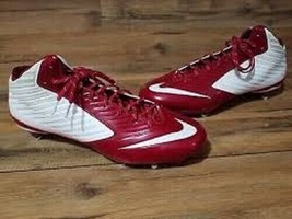 Nike Men&#39;s Vapor Speed Pro 3/4 Football Cleats Size 13.5 645729-106 Red/White - £30.38 GBP