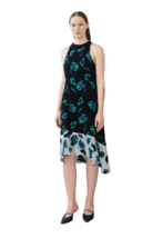 Women Dress Alfani Asymmetrical Sheath Floral Print Dress  Size 8 Multic... - €22,05 EUR