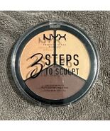 NYX Professional Makeup 3 Steps to Sculpt Face Palette MEDIUM Sealed 3STS03 - $12.86