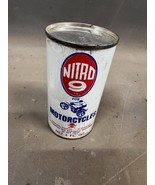 Vintage Nitro 9 Motorcycle Fuel Additive Moto-X Can Gas Oil Servo Motocr... - $15.20