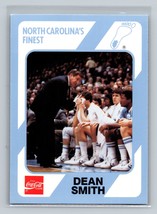 Dean Smith #4 1989 Collegiate Collection North Carolina&#39;s Finest Tar Heels - £1.56 GBP