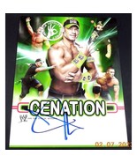 John Cena Poster WWF Official Autograph 14 x 11 Shipped Flat Official Merch - £78.09 GBP