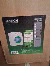 uPunch HN1500 Punch-to-Pay Time Clock Bundle with 100 Cards, Card Rack - $49.40