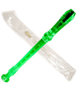 High Quality 8 Holes Soprano Recorder Green ABS Plastic Baroque Style - £7.02 GBP