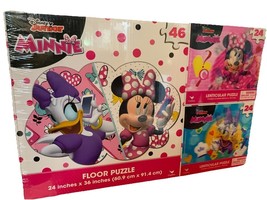 Disney Junior Minnie Mouse &amp; Daisy Duck Jigsaw Puzzle 3ft Floor 46 Pc. - $29.58