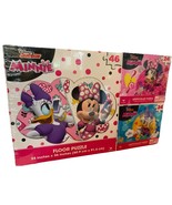 Disney Junior Minnie Mouse &amp; Daisy Duck Jigsaw Puzzle 3ft Floor 46 Pc. - $40.76 CAD