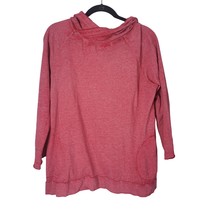 Soft Surrounding Hooded Sweatshirt XL Petite Womens Red Long Sleeve Pull... - $26.62