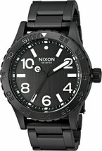 Nixon A916001-00 Men&#39;s &#39;46 Black Stainless Steel Watch - £241.46 GBP