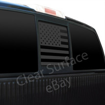 Fits Ford F150 2004-2014 Rear Back Middle Window American Flag Decal Sticker - $18.99