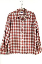 vtg Retro 70s SELKIRK red plaid flannel shirt L punk grunge trucker flan... - $895.91 MXN