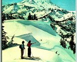 Naches Pass In Spring Mount Rainier National Park WA UNP Chrome Postcard G5 - $4.90