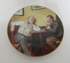 Best Friends Collectible Plate by Norman Rockwell Fourth Issue in Golden Moments - £11.65 GBP