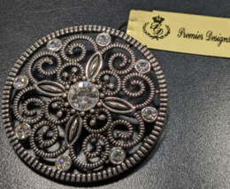 NEW Premier Designs Jewelry - SUNDIAL - Pendant / Brooch Pin 2” - $13.85
