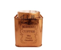 Pure Copper Coffee &amp; Sugar &amp; Tea Container, 4.7&#39;&#39; Inch - Coffee Container - £39.14 GBP