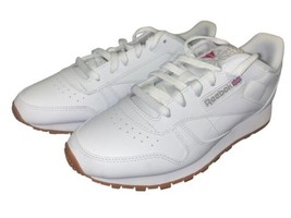 Reebok Women Classic Leather Sneaker White/Gum Size 9.5 GY0956 - £25.93 GBP