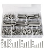 M6 M8 M10 M12 Metric Bolts And Nuts Assortment Kit 16Mm To 60Mm 304, Sha... - $64.37 CAD