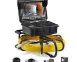 VEVOR Sewer Camera 9inch LCD Monitor HD Drain Pipe Inspection Camera 230... - $806.99