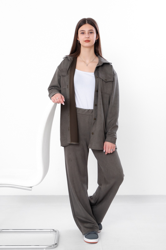 Clothing Set (Girls), Any season,  Nosi svoe 6454-047 (siryj-khaki) - $61.47+