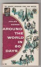 Around the World in 80 Days by Jules Verne 1956 1st Lion Library Printing - £9.55 GBP