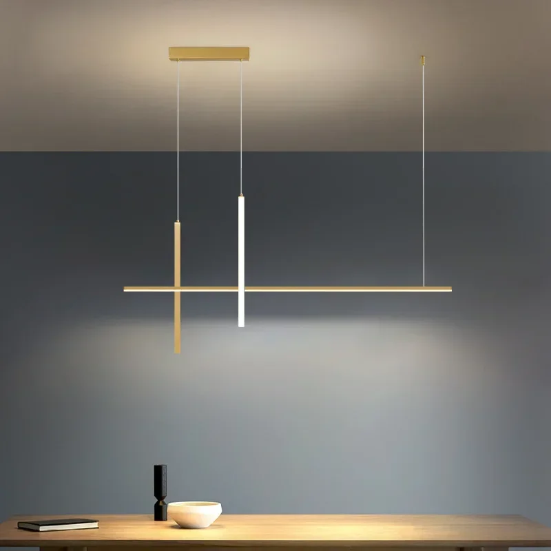Nordic Minimalist Led Chandelier Dimmable for Table Dining Room Kitchen Bar - £289.84 GBP+