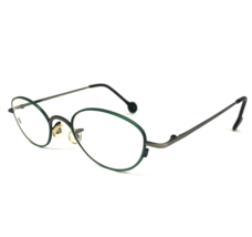 Vintage La Eyeworks Brille Rahmen CLEO 403 423 Antik Grau Grün 50-22-130 - £43.52 GBP
