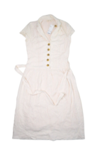 Urban Outfitters Dress Womens S Linen Striped Short Sleeve Button Front ... - £29.53 GBP