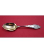 Vanderslice Coin Silver Coffee Spoon Bright-Cut Dated 1877 5 1/4&quot; - £38.14 GBP