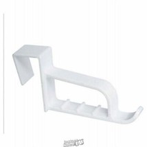 White Plastic FasTac Over Door Hook National Hardware Makers -N308-296 - £8.32 GBP