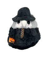 Plush Plague Doctor 10&quot; Stuffed Toy Jack o Lantern Striped Tie Black Ope... - $18.61