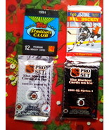 NHL Hockey Card wax Packs Bulk Lot Pro Set, Score, Stadium Club NEW - £2.08 GBP