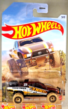 2023 Hot Wheels Off Road Trucks 5/5 TOYOTA OFF-ROAD TRUCK Maroon w/Tan W... - $11.50