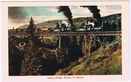 Postcard Lobato Bridge Chama New Mexico Ascending Cumbres Pass - £2.81 GBP