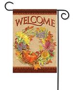 Colors of Fall Welcome Garden Flag - 2 Sided Message,12&quot; x 18&quot; - $18.99