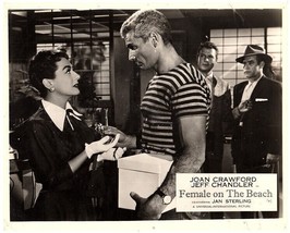 Female on the Beach 1955 Joan Crawford Jeff Chandler 8x10 inch photo - $10.99