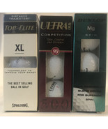 New Lot 9 Golf Balls Dunlop MG Spin Spalding XL Top Elite Wilson Ultra 500 - $13.43 CAD