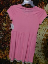 Girls Pink Super Soft Raglan Dress By Wonder Nation / Size L (10-12) &amp; Xl (14-16 - £3.93 GBP