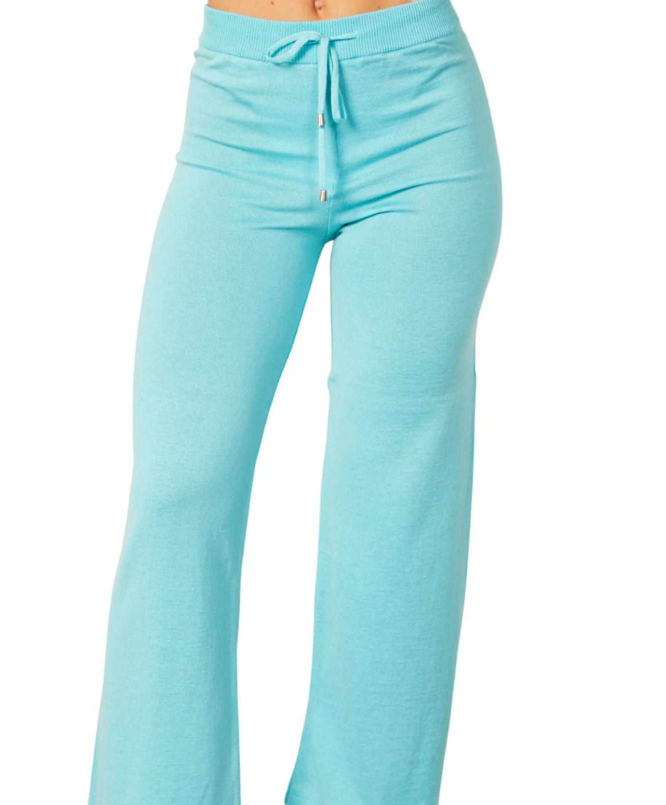 French Kyss lounge pant in Aqua